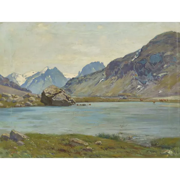 "Lac au Col de la Vanoise (Savoie)"