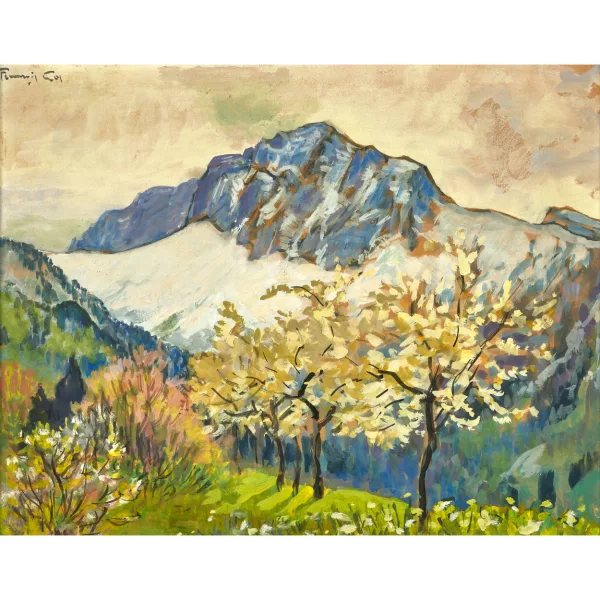 François Gos — Les Rochers de Naye.