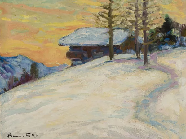 François Gos — "Crépuscule d'hiver"