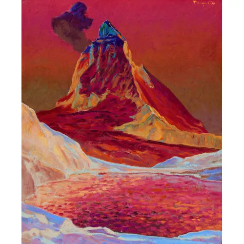 François Gos — "Cervin aurore".