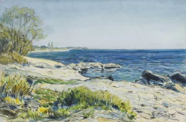 François Gos — Bord de lac,