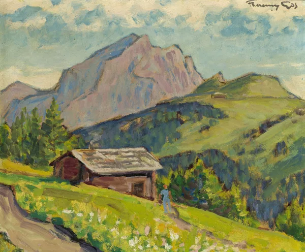 François Gos — "Le chemin du col de la Croix"