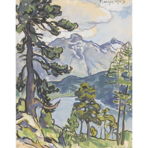 François Gos — "St. Moritzersee".