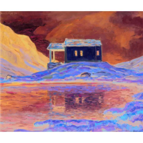 François Gos — "Chapelle du lac Noir".
