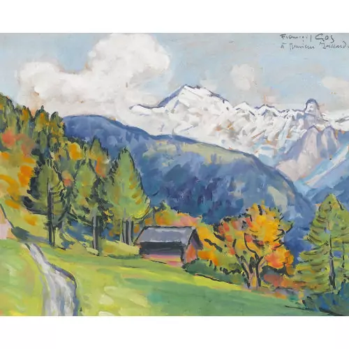 Herbstliche Walliser Berglandschaft