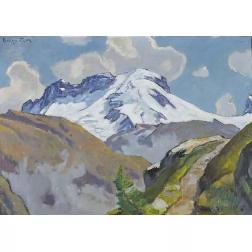 Vergletscherter Berg