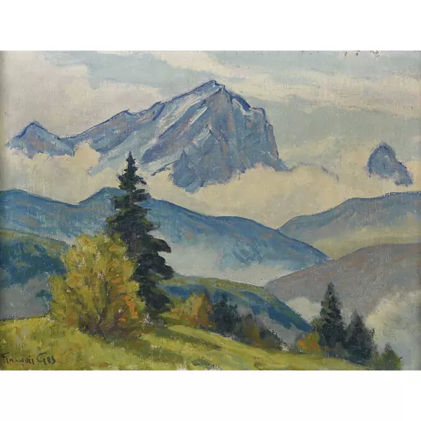 Berglandschaft bei Chesières