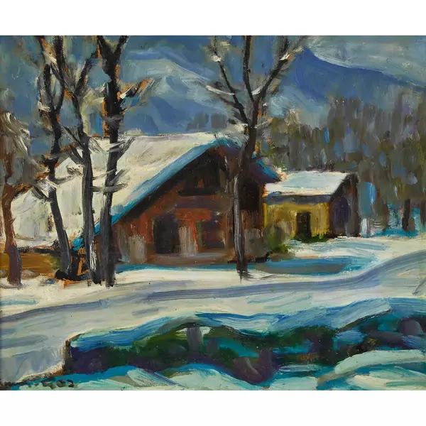 "Hiver à Gryon"