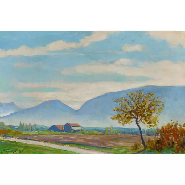 Landschaft mit Salève