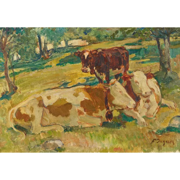 François Jaques — Trois vaches.