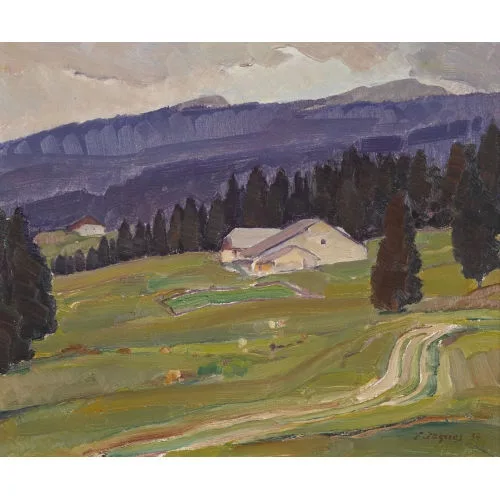 François Jaques — Paysage jurassien.
