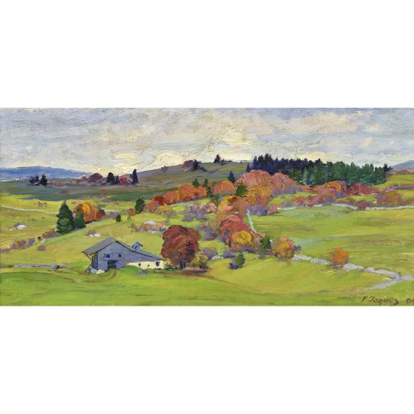 François Jaques — Herbstliche Juralandschaft.