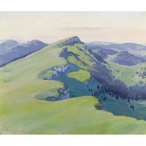 François Jaques — Sommerliche Juralandschaft.