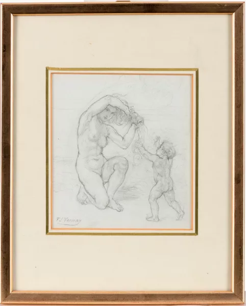 François-Joseph Vernay — Vénus et Cupidon, Nativité