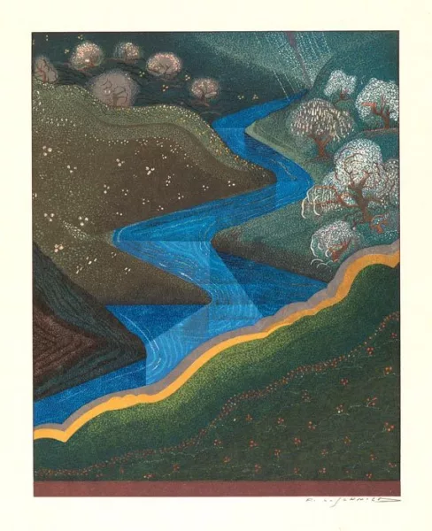 François-Louis Schmied — Kipling, R., Kim. 4 Teile in 3 Bdn., 1930