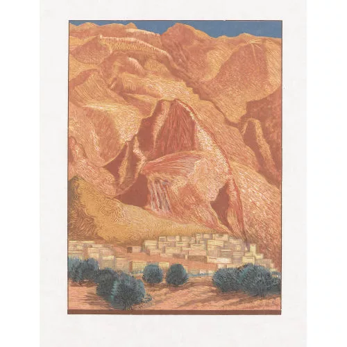 François-Louis Schmied — Blatt zu "Sud-Maroquin".