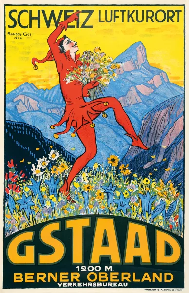 François-Marc-Eugène Gos — Gstaad Berner Oberland, 1924