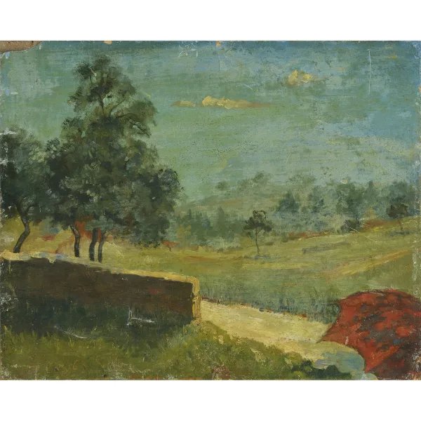 Frank Buchser — Willisauer Hügellandschaft