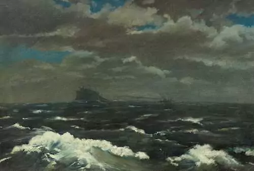 FRANK BUCHSER — Marine. 1871. — Koller Auktionen