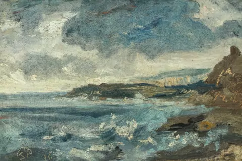 Küstenlandschaft bei Scarborough, 1876