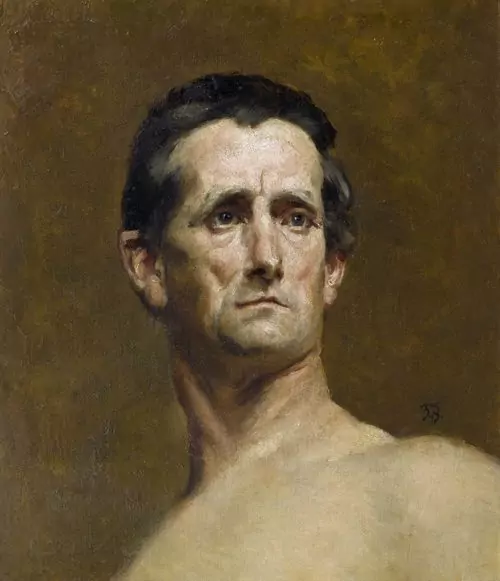 FRANK BUCHSER — Herrenportrait. — Koller Auktionen