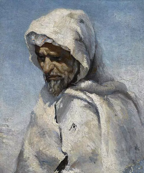FRANK BUCHSER — Bildnis eines Beduinen. — Koller Auktionen