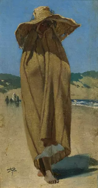 FRANK BUCHSER — Moroccan woman. Circa 1880. — Koller Auktionen