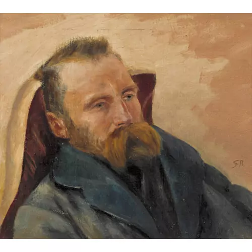 Sitzender Mann