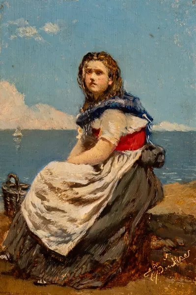 Rastende Fischersfrau aus Scarborough