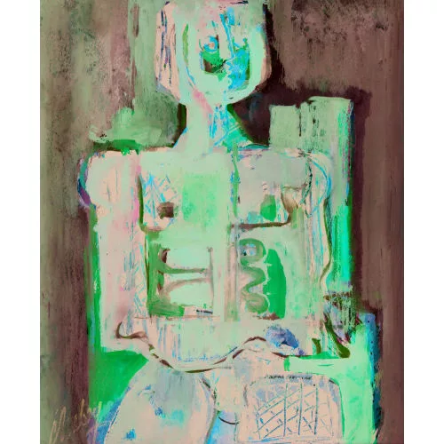 Frank Chabry — Abstraktes Frauenporträt.