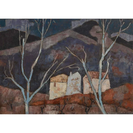 "Paysage bleu"