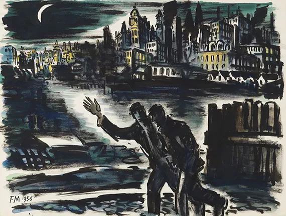 Frans Masereel — Les promeneurs