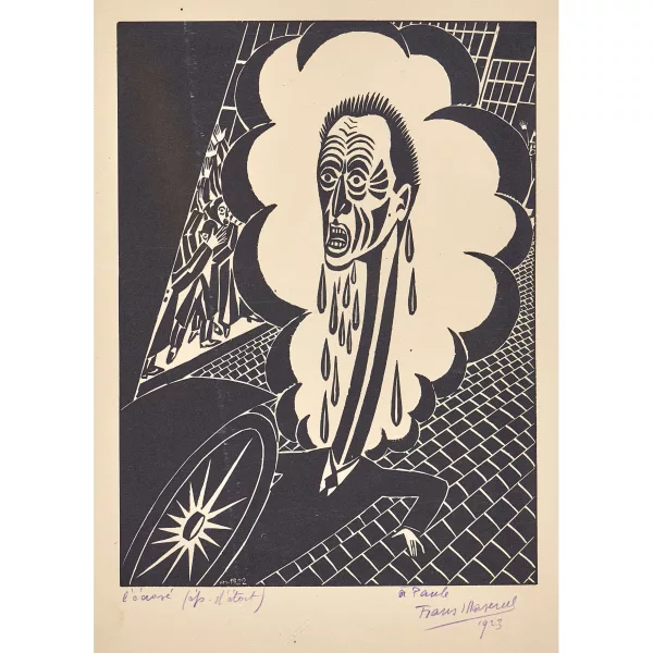Frans Masereel — "L'écrasé".