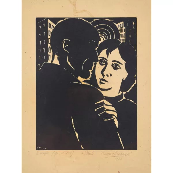 Frans Masereel — "Le couple".