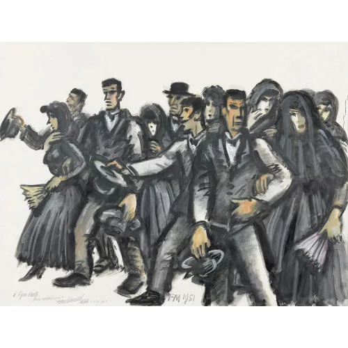 Frans Masereel — Der Brautzug.