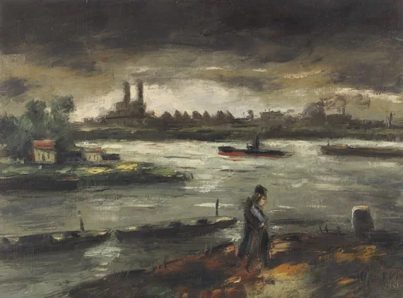 Frans Masereel — Bords de la Seine