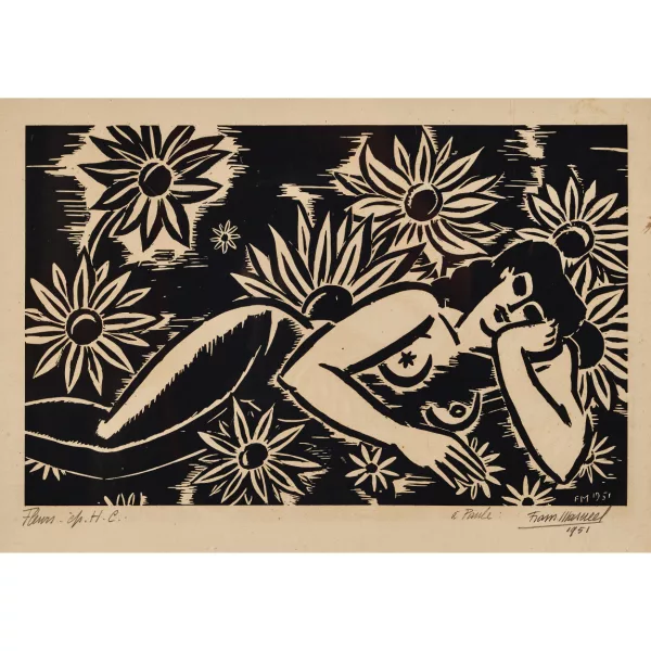 Frans Masereel — "Fleurs".