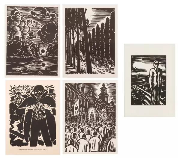 Frans MASEREEL (1889-1972), quatre xylographies — DognyAuction