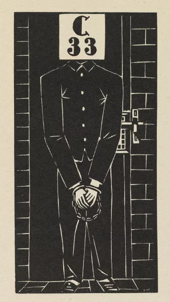 Frans Masereel — Oscar Wilde, The Ballad of Reading Gaol. 1923.