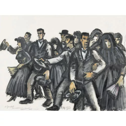 Frans Masereel — Der Brautzug.