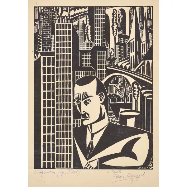 Frans Masereel — L'ingénieur".