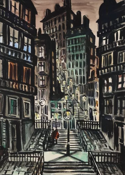 Frans Masereel — Montmartre