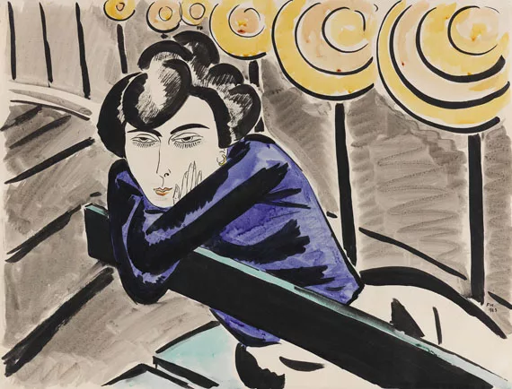 Frans Masereel — Sur le banc