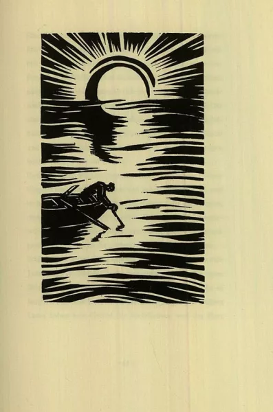 Frans Masereel — Hemingway, Der alte Mann und das Meer.