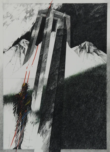 Franz Anatol Wyss — Landschaft, 1977