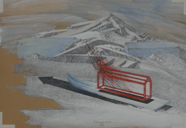 Franz Anatol Wyss — Landschaft 1630, 1984