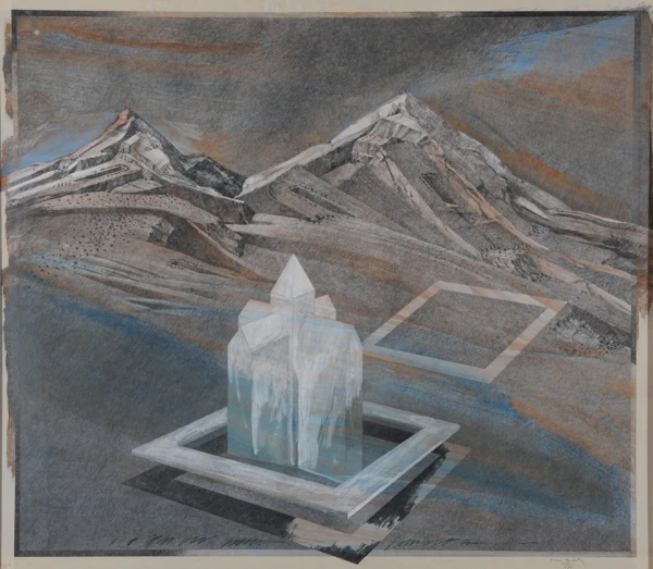 Franz Anatol Wyss — Landschaft mit Haus, 1981
