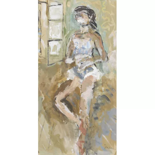 Franz Danksin — Balletttänzerin am Fenster.