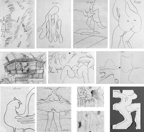 Franz Eggenschwiler — 115 Blätter: Ohne Titel, 1976-78
