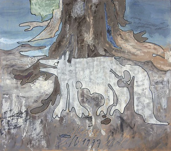 Franz Eggenschwiler — Ein mächtiger Fuchs geht durch den Wald, 1977/85